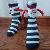 Women Christmas Socks Fall Winter Cotton Mid-Calf Socks