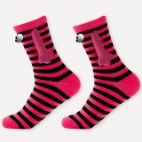 Women Valentine's Day Heart Print Mid-Calf Socks