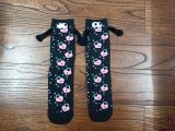 Women Valentine's Day Heart Print Mid-Calf Socks