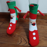 Women Christmas Socks Fall Winter Cotton Mid-Calf Socks