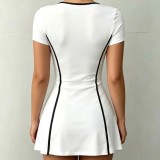 Women Anti-Exposure Built-in Shorts With Hidden Pockets Yoga Dress
