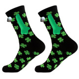 Women Valentine's Day Heart Print Mid-Calf Socks