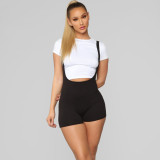 Women’s Summer Sleeveless Printed Low Back Jumpsuit