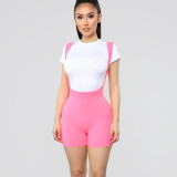 Women’s Summer Sleeveless Printed Low Back Jumpsuit