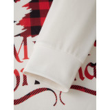 Women’s Cotton Christmas Tree Print Family Matching Pajama Set