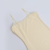 Women Summer Sexy Lace Patchwork Slip Dress