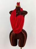Women Sexy One Strap Cowl Neck Pleated Top