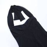 Women Bodysuit Sexy Backless Solid Strapless Jumpsuit