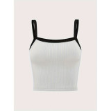 Women Sexy Sleeveless Crop Top Cami Tank