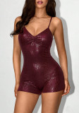 Women Sexy Slip Snake Print Jumpsuit