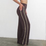 Women Stretchy Pilates Bell Bottom Yoga Pants
