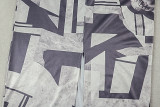 Women’s Geometric Print Strap Top and Wide Leg Pants Casual Two Piece Set