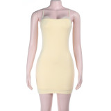 Women Summer Sexy Lace Patchwork Slip Dress