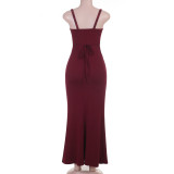 Women Lace Tank Spring Sexy Slit Dress