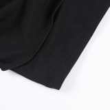Women Slash Shoulder Long Sleeve Fall Sexy Sash Bodycon Dress