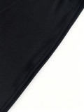 Women’s Halter Neck V Neck Slim Fit Stretch Jumpsuit