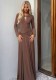 Women Autumn Solid Mock Neck Long Sleeve Pleated Bodycon Dress
