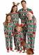 Christmas Family Matching Cartoon Snowflake and Reindeer Print Pajama Set
