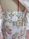 Women Spring Floral Sleeveless Ruffle Top and Long Pant Two Piece Set
