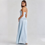 Women Sexy Strap Backless Dress