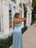 Women Sexy Strap Backless Dress