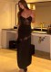 Women Sexy Lace Patchwork Strap Dress