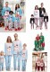 Christmas Family Matching Fall Winter Plaid Long Sleeve Top and Pants Pajama S