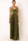 Women Summer Pleated Strap Backless Solid Dress