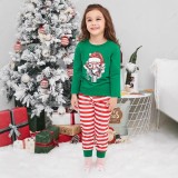 Christmas Family Matching Striped Print Pajama Set