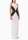 Women Sexy Halter Neck Patchwork Backless Lace Maxi Dress
