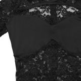 Women Sexy See-Through Lace Jumpsuit