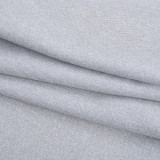 Women American Style Hoodies and Drawstring Bell Bottom Sweatpants Two Piece Set