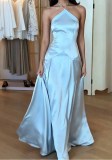 Women Sexy Strap Backless Dress