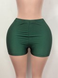 Women’s Solid Color Sexy High Stretch Shorts