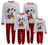 Christmas Family Matching Fall Winter Plaid Long Sleeve Top and Pants Pajama S