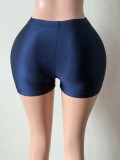 Women’s Solid Color Sexy High Stretch Shorts