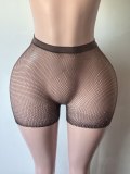 Women’s Sexy Casual Ripped Mesh Tight Fitting Shorts