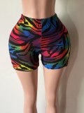 Women’s Solid Color Sexy High Stretch Shorts