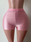 Women’s Solid Color Sexy High Stretch Shorts