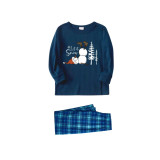 Christmas Family Matching Cotton Plaid Christmas Pajama Set