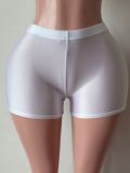 Women’s Solid Color Sexy High Stretch Shorts