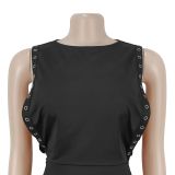 Women’s Sexy Tight Fitting Slim Waist Bodycon Casual Mini Dress