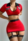 Women’s Sexy Policewoman Role Play Uniform Lingerie Costume