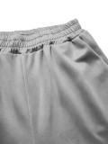 Women’s Fall Winter Turndown Collar Zip Long Sleeve Top Wide Leg Pants Two Piece Set