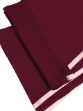 Women’s Fashion Casual Colorblock Strap High Waist Flared Pants Three Piece Set