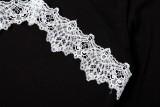 Women’s Fall Round Neck Long Sleeve Lace Patchwork Bodycon Dress