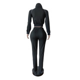 Women Fall Winter Hoodies and Long Pant Two Piece Set