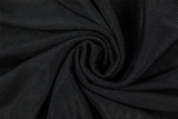Women Summer Autumn Solid Mesh Tube Top High Neck Halter Neck Top and Pant Two Piece Set