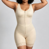 Women's Plus Size Butt Lifting Full Body Shapewear Bodysuit with Lace Details