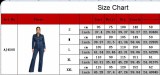 Women's Long Sleeve Slim Fit Wide Leg Denim Jumpsuit